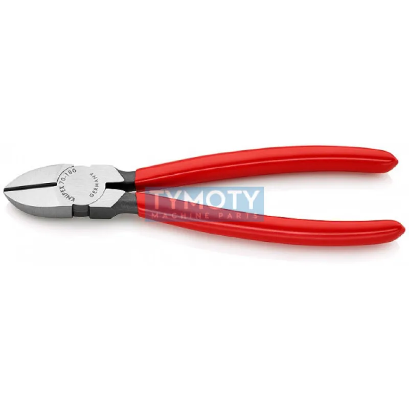 KNIPEX 70 01 180 Bočné štiepacie kliešte, plastové návleky, fosfátované na čierno 180 mm