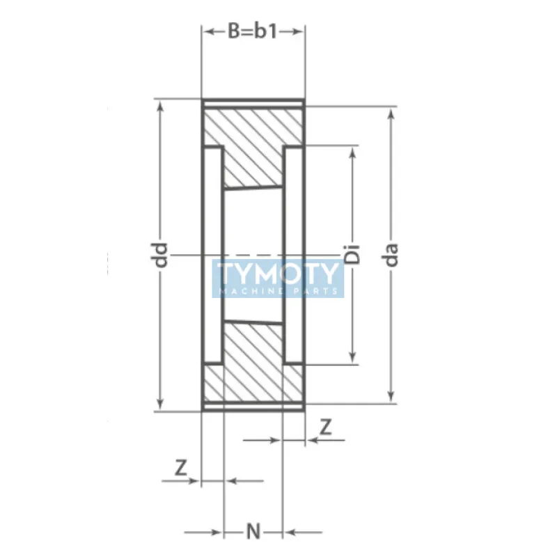 Remenica TB 80 8MDC 62 optibelt ZRS DC na Taper Lock