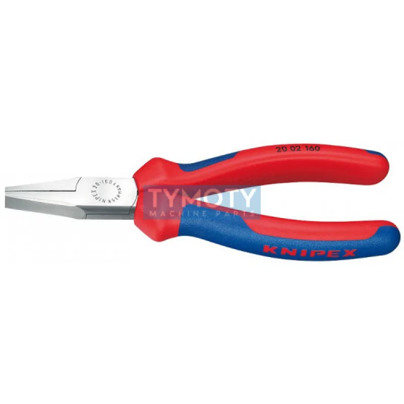 KNIPEX 20 02 160 Ploché kliešte, viaczložkové návleky, fosfátované na čierno