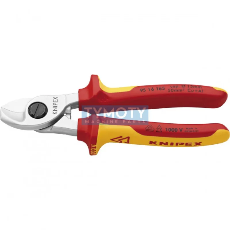 KNIPEX 95 16 165 Káblové nožnice 165 mm VDE izolácia chrómované