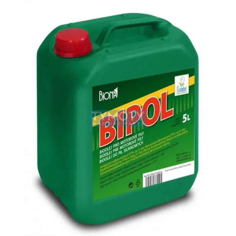 Biona BIPOL - 5 L bioolej na mazanie reťazí píl