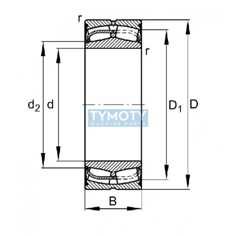 FAG 24030-BE-XL-2VSR-C3 súdčekové ložisko
