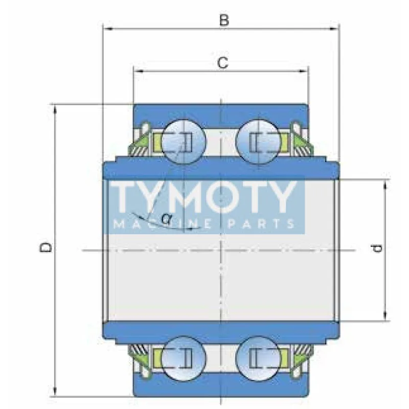 FKL 5206 KPP3 upínacie ložisko