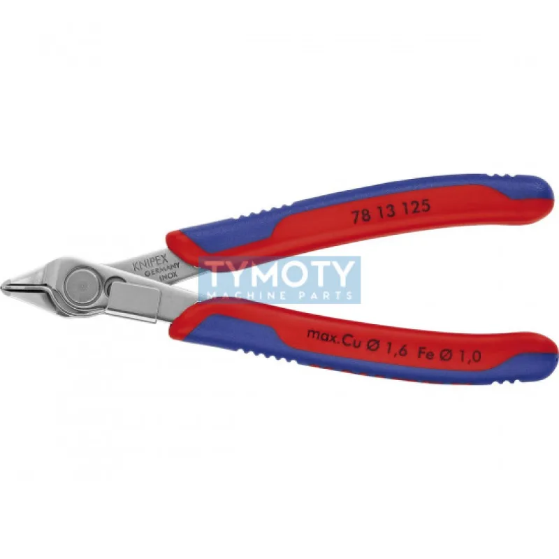 KNIPEX 78 13 125 Electronic Super Knips® Kliešte s dr.svorkou, viacsl.návl., leštené, 125 mm