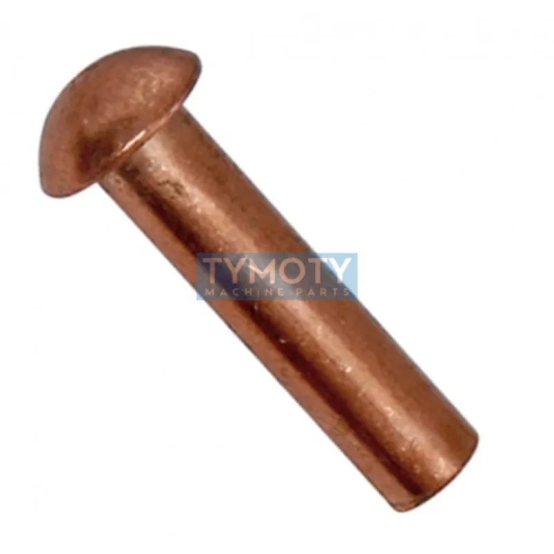 Niť polguľatá hlava DIN 660 5x40 medený