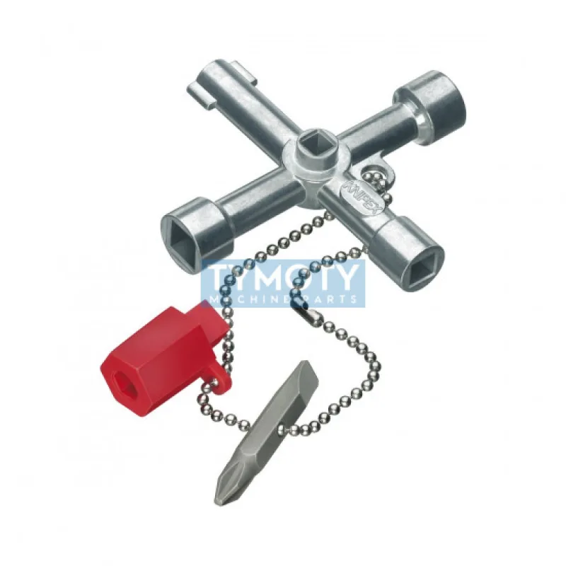 KNIPEX 00 11 03 Kľúč na rozvodné skrine pre bežné skrine a systémy zatvárania 76 mm