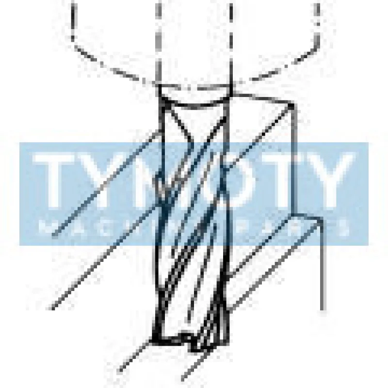 Fréza valcová čelná dlhá, F141215, 12x53 mm