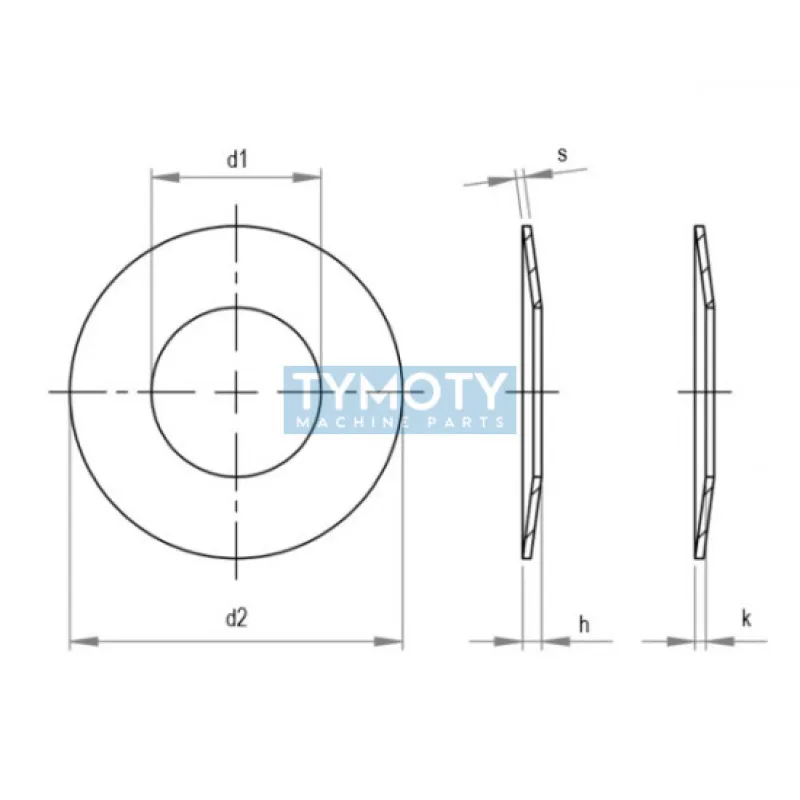 Tanierová pružina DIN 2093 180,0x92,0x4,80