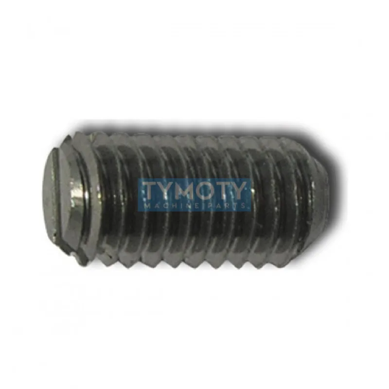 Skrutka nastavovacia plochá - drážka DIN 551 M6x12