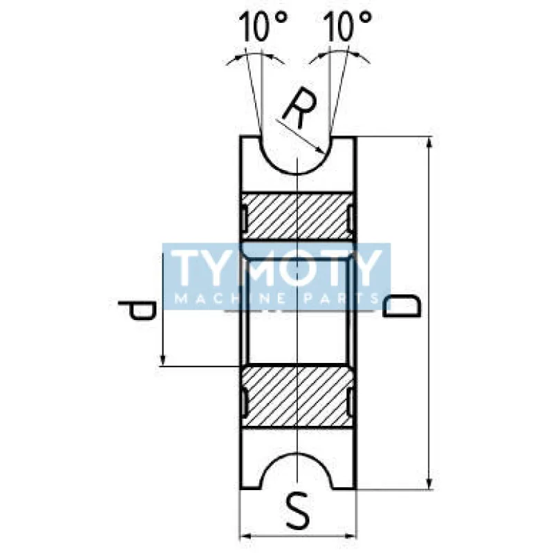 Fréza polkruhová vydutá, F820070, 1,25 mm