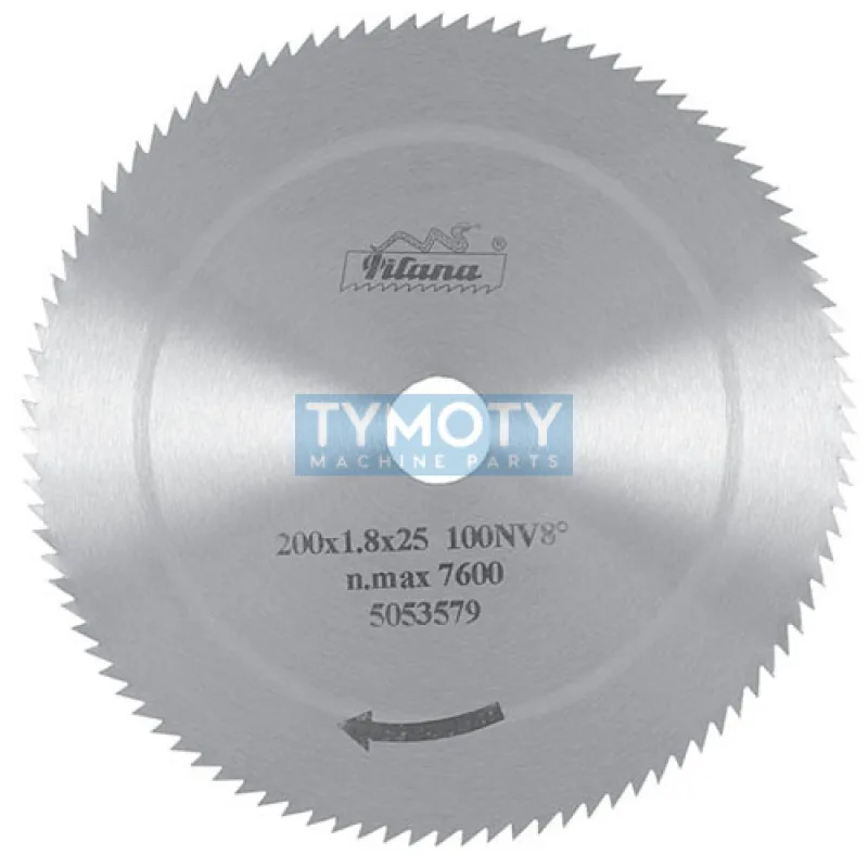 Pílový kotúč na drevo z HSS s jemným ozubením - NV 100 Z, 225314, 200x1,8x25 mm