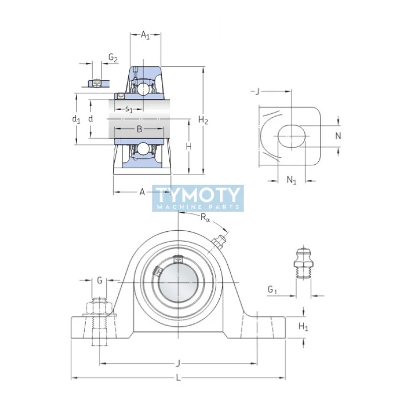 SKF UCPX16 ložisková jednotka