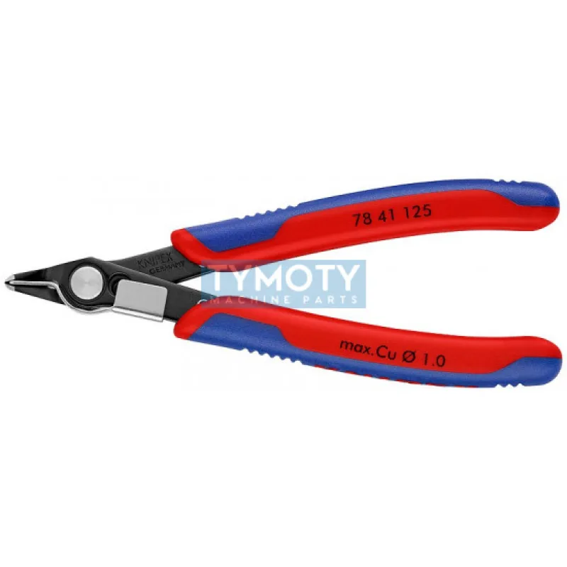 KNIPEX 78 41 125 Electronic Super Knips® Kliešte s úz.hlavou a dr.svorkou, viacsl.návl.,brinierované