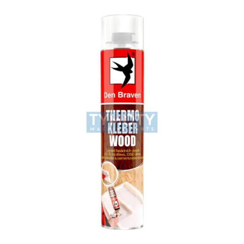 Den Braven Thermo Kleber WOOD - 750 ml žltá, pištoľová _40221WT