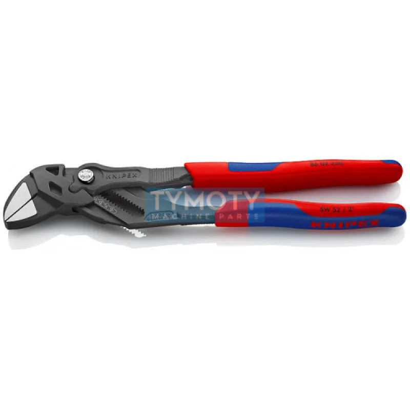 KNIPEX 86 02 250 Kliešťový kľúč, viaczložkové návleky, fosfátovaný na čierno, 250 mm