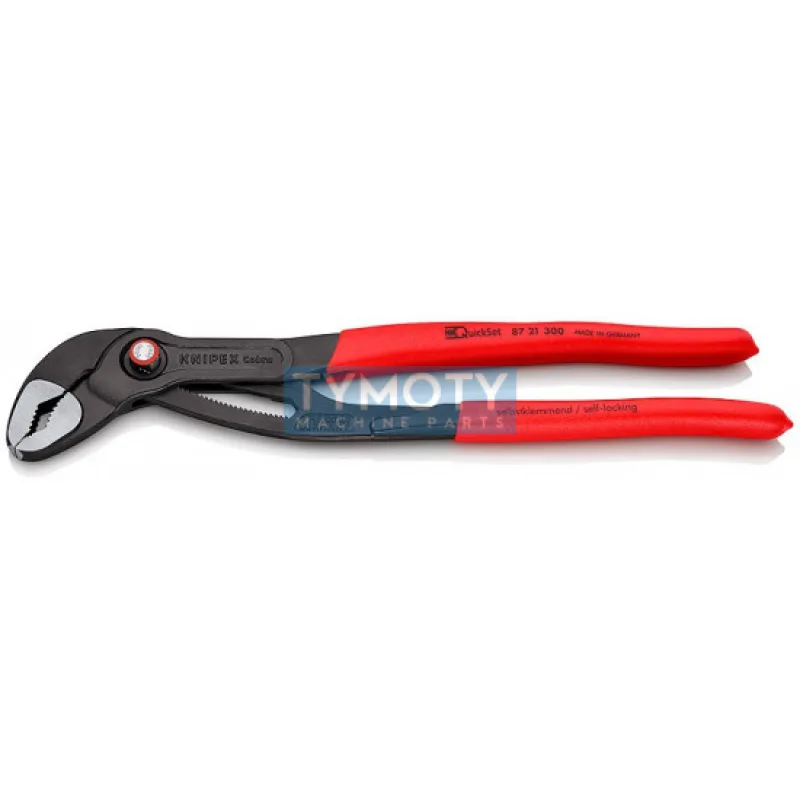 KNIPEX 87 21 300 QuickSet Kliešte na vodné čerpadlá Hightech , plastové návleky, fosfát