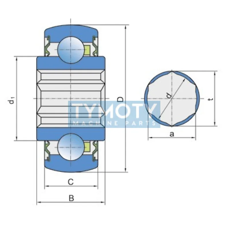 FKL 207 KRRB9 upínacie ložisko
