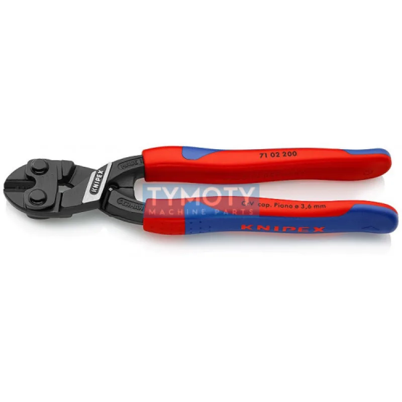 KNIPEX 71 02 200 CoBolt® Kompaktné pákové kliešte, tenké viacsl. návleky, fosf. na čierno 200 mm
