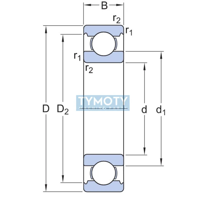 NSK 6015 M guľkové ložisko
