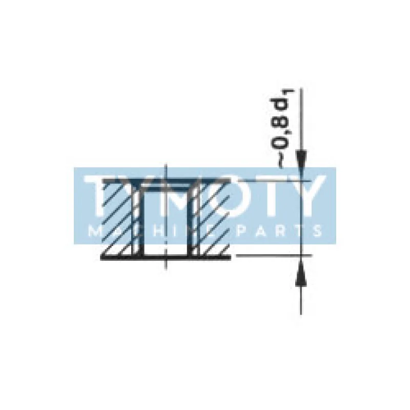 Závitník maticový DIN 357, ISO2, HSS, 223070, M4 /5000/