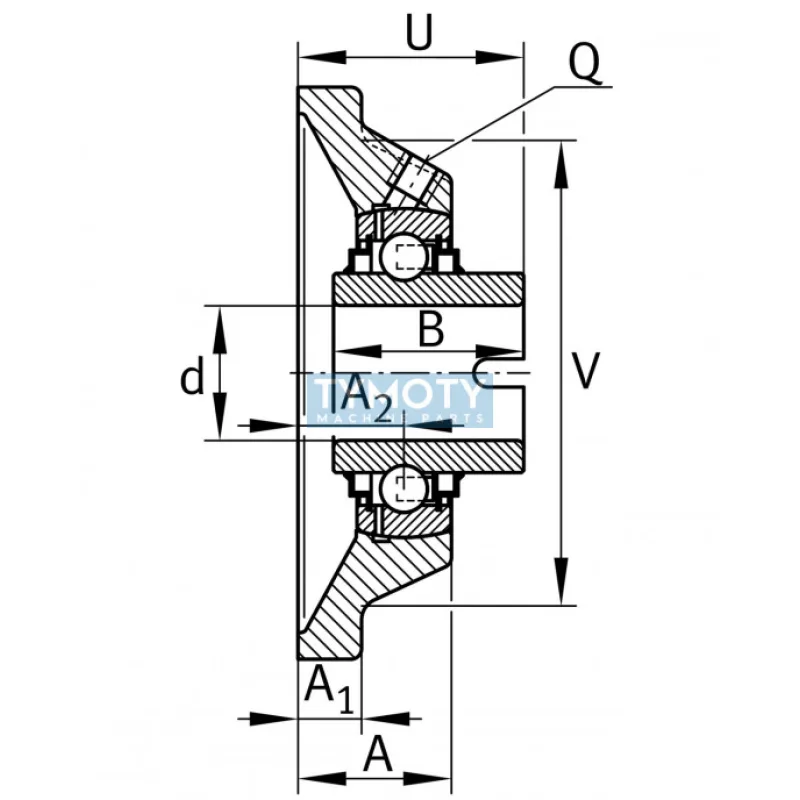 INA RCJL 60-XL-N-I ložisková jednotka