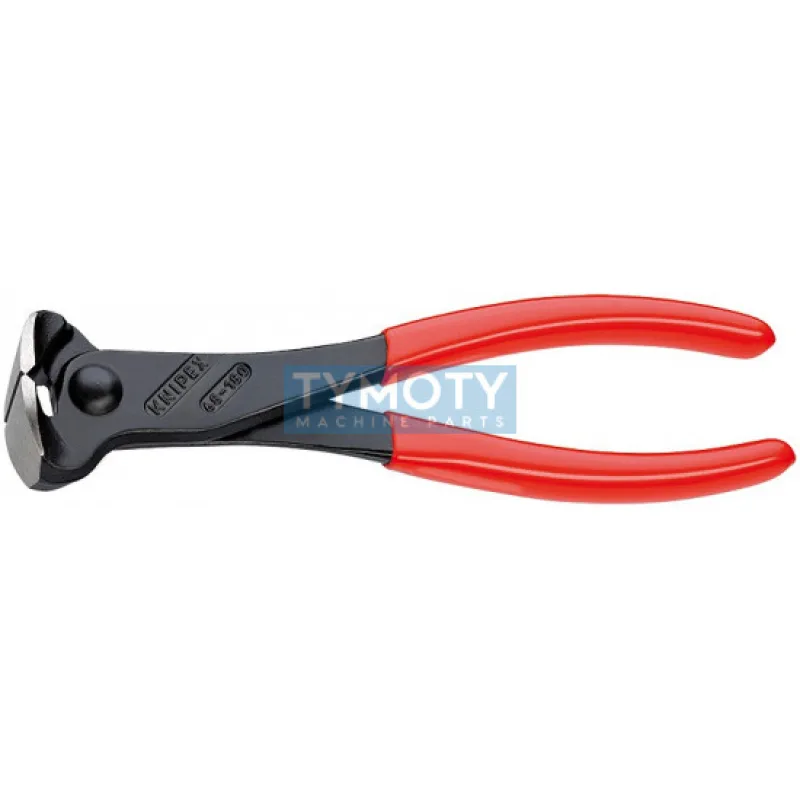 KNIPEX 68 01 180 Čelné štiepacie kliešte, plastové návleky, fosfátované na čierno 180 mm