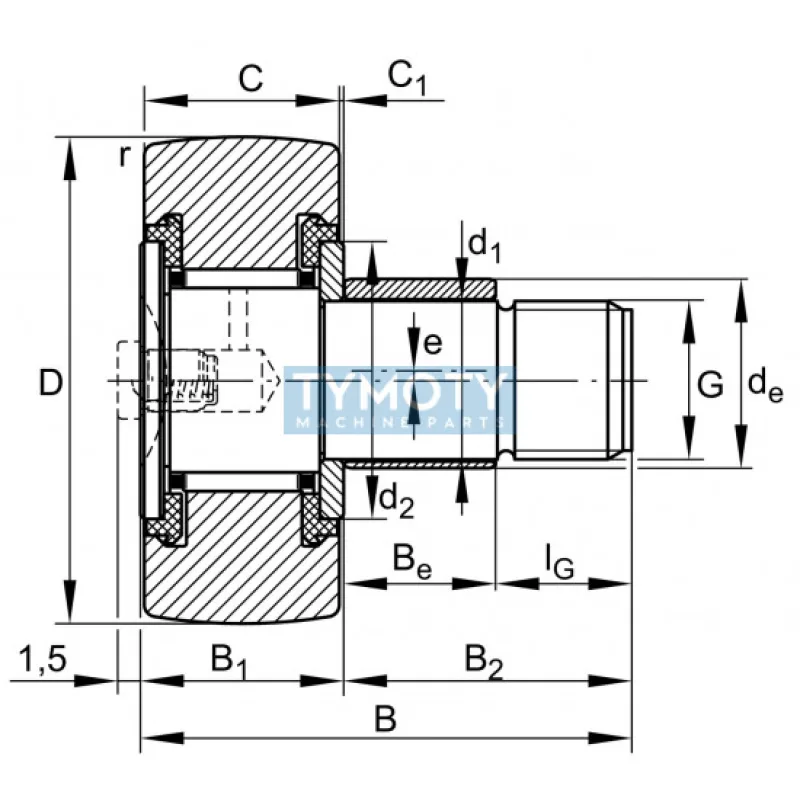 INA KRE 16 kladka snímacia