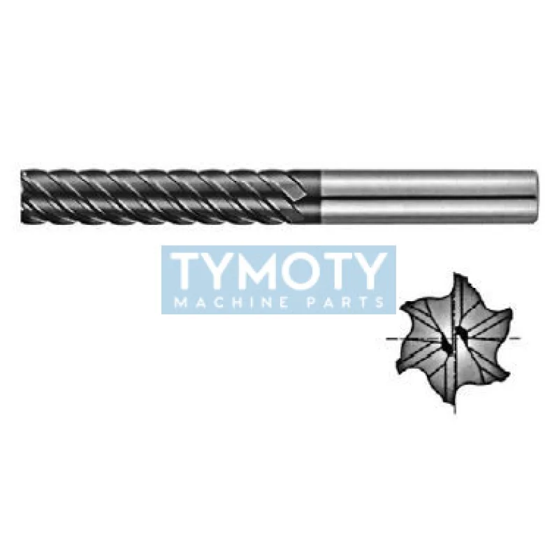 Fréza tvrdokovová, krátka, 6 britá, MASTER, 81332-4x14 mm TiAlN