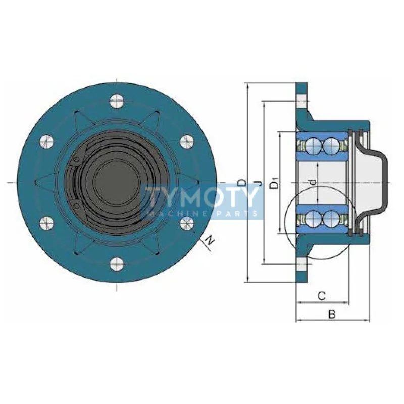 FKL PL-7517 ložisková jednotka