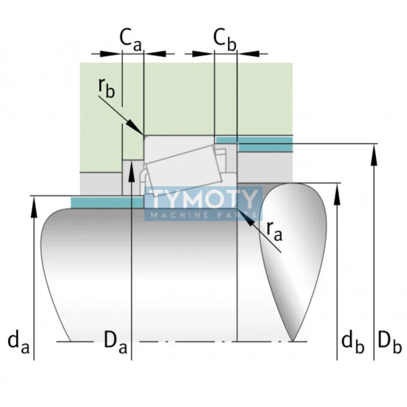 FAG 30208-XL kuželíkové ložisko