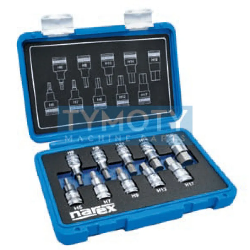 Súprava imbus 1/2" 5-19mm/55mm, NAREX-SADA, 10-dielna, 5-19mm /443000957/