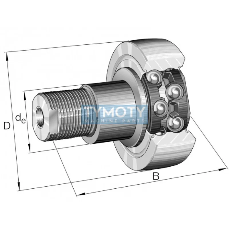 INA ZLE 5204-2Z kladka snímacia