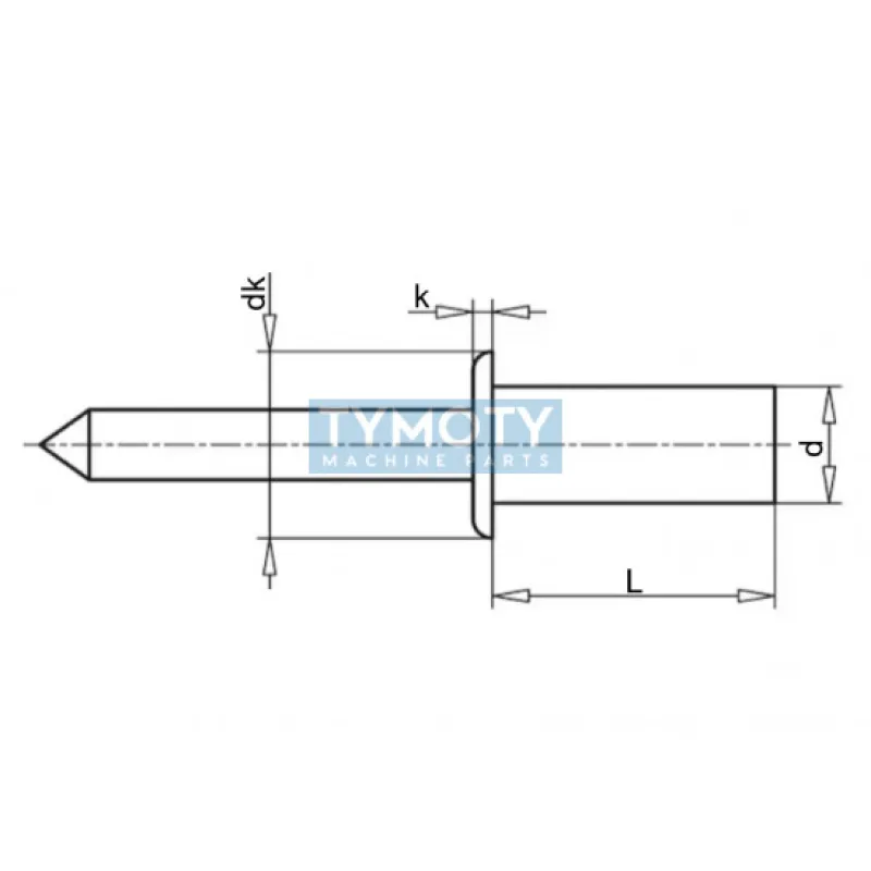 Trhací nit tesniaci AL/ST 3,2x6,5