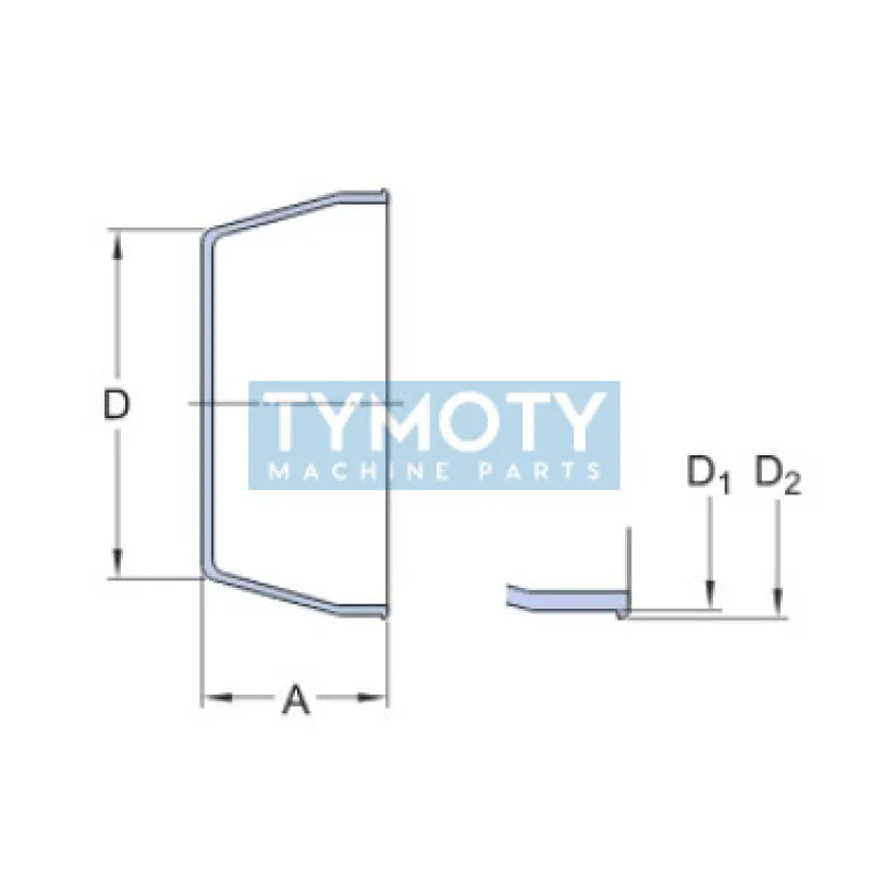 SKF ECL 208 koncový kryt