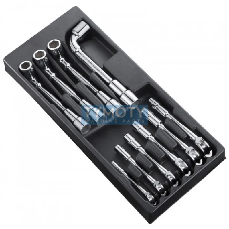 Modul s francúzskymi uhlovými kľúčmi, 10dielny, TONA EXPERT, E194939