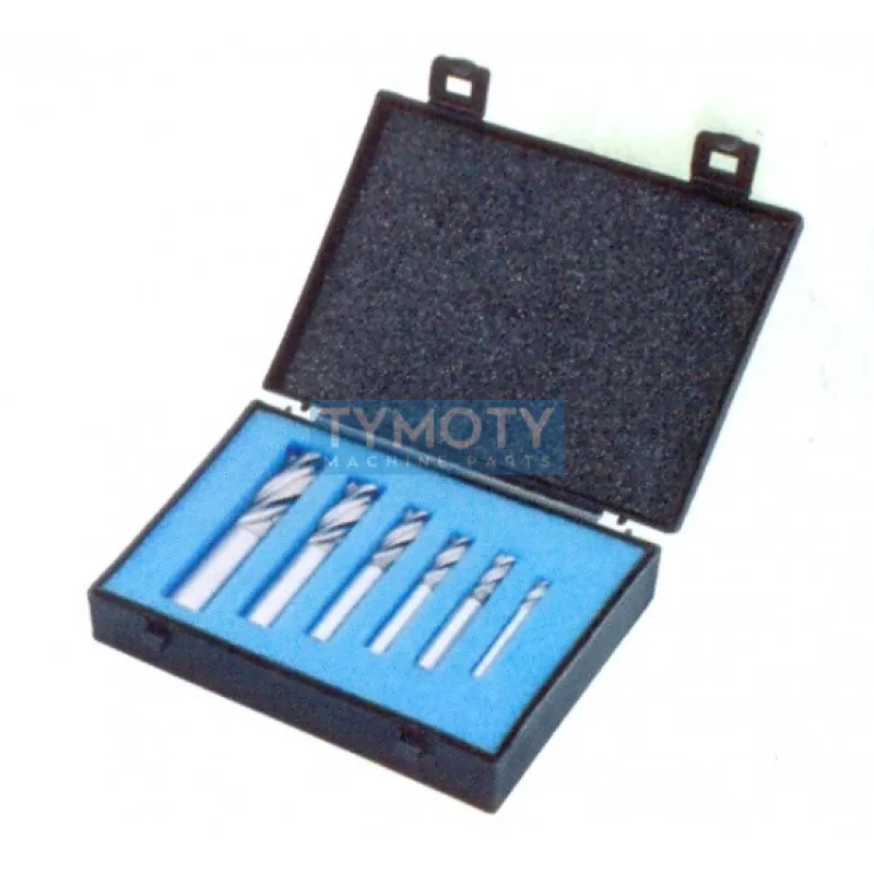 Súprava fréz valcových čelných s valcovou stopkou, F140218.SET, 6-20 mm