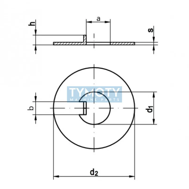 Podložka poj.s vnútorn.nosom 20