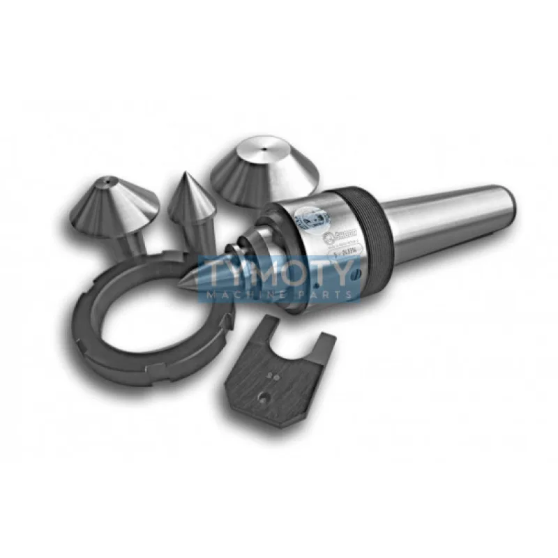 Otočný upínací hrot s odtlačovacou maticou a vymien. vložkami, 243314, MK 3