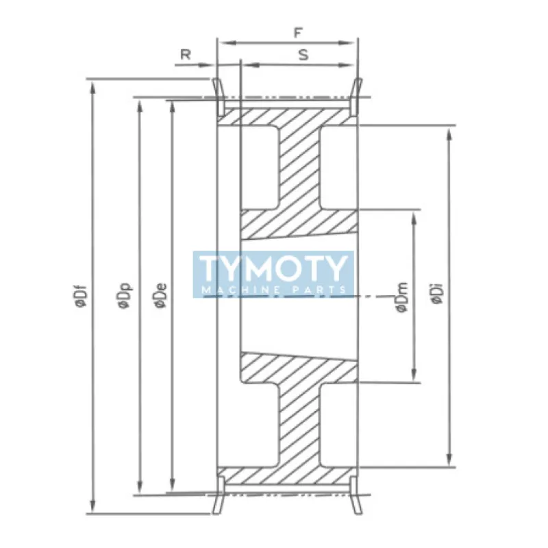 Remenica TB 40 H 200 optibelt ZRS na Taper Lock