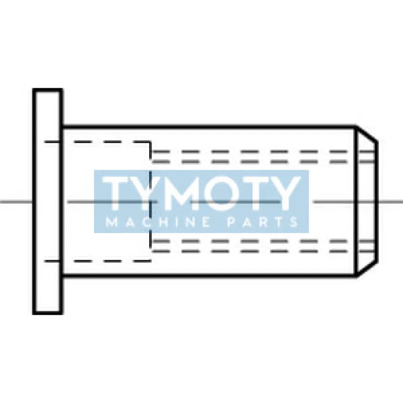 Matica nitovacia s plochou hlavou M8 (1,0-3,5) nerez A2