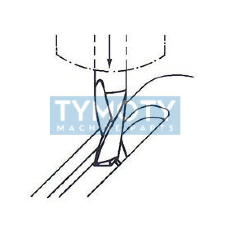 Fréza pre drážky pier dlhá, nesúmerná, F221418, 24x45 mm