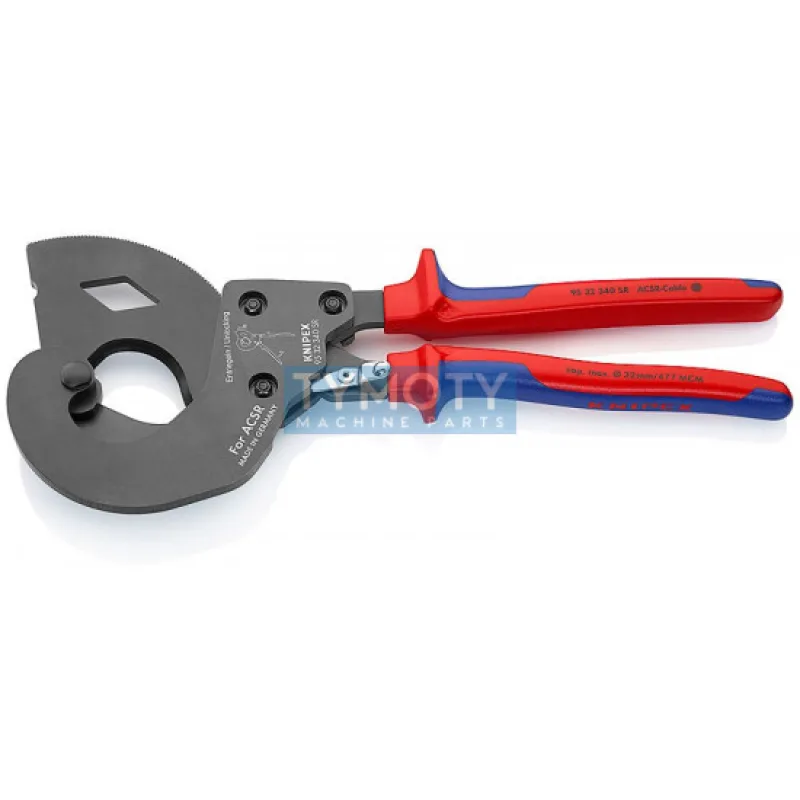 KNIPEX 95 32 340 SR Kliešte na vonkajšie vedenie ACSR (rohatky so západkou)