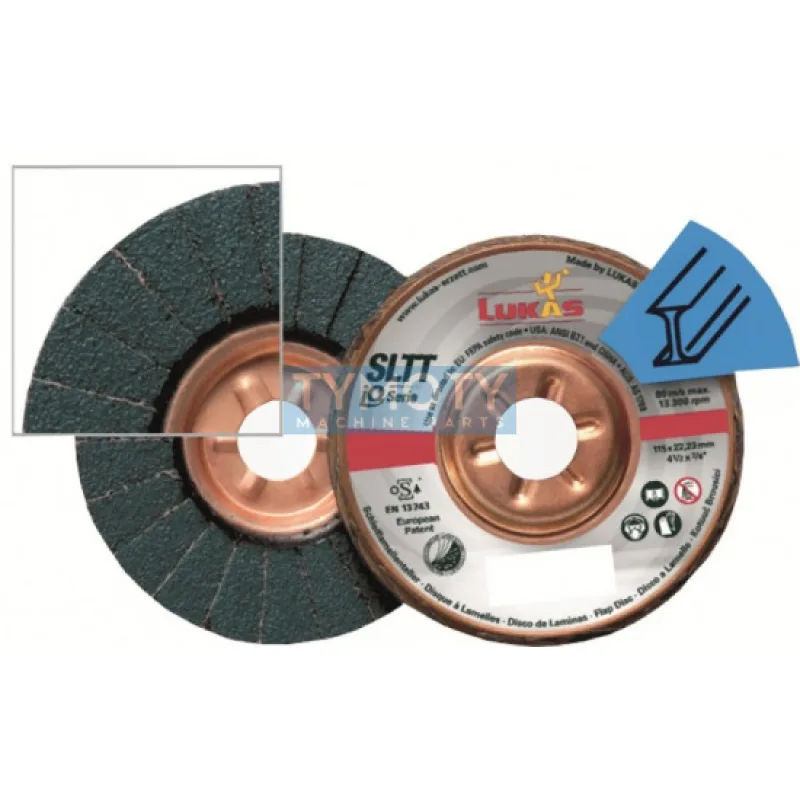 Brúsiaci lamelový kotúč Turbo, LUKAS, 125 ZK 40/iQ SLTT
