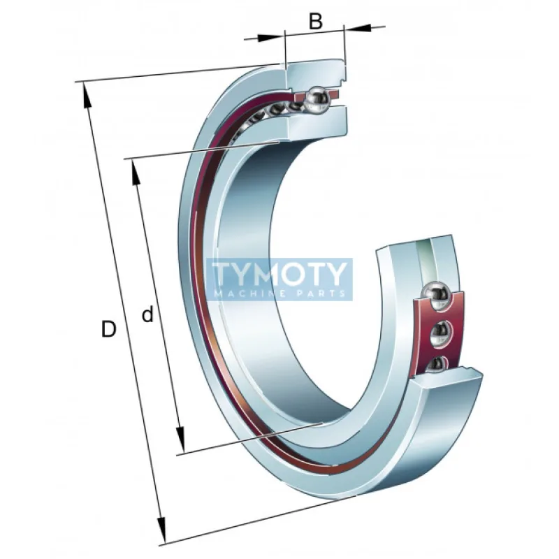 FAG HS 71919 CT-P4S-UL guľkové ložisko s kosouhlým stykom