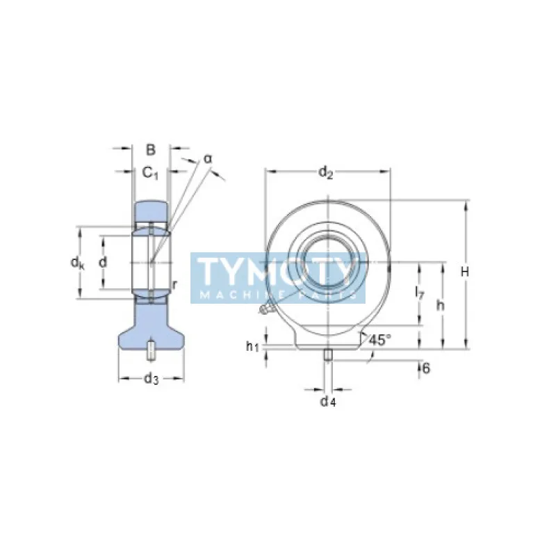 SKF SC 50 ES kĺbová hlavica