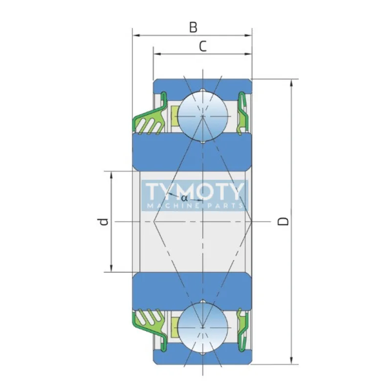 FKL 06C04-2Z ložisko