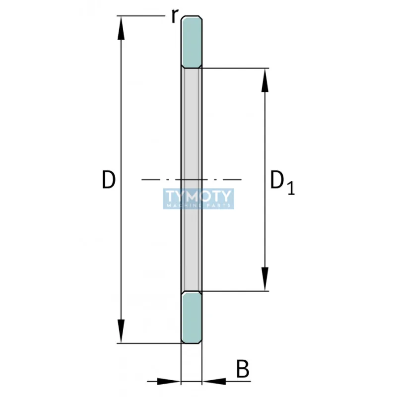 INA GS 81228 axiálny ložiskový krúžok