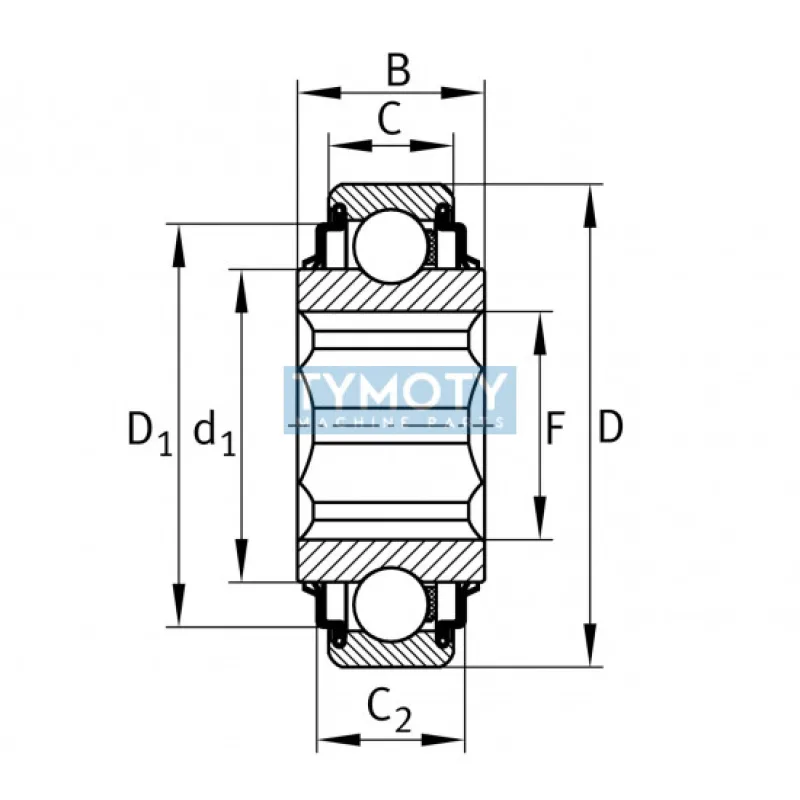 INA GVK 100-208-KTT-B-AS2/V ložisko