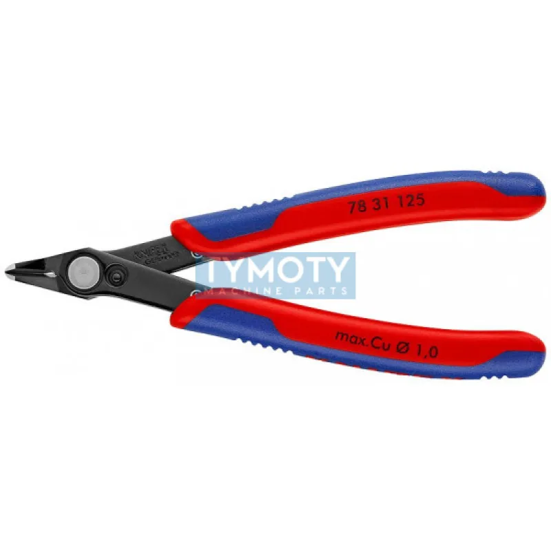 KNIPEX 78 31 125 Electronic Super Knips® Kliešte s úzkou hlavou, viacsl. návl., brunierované 125 mm