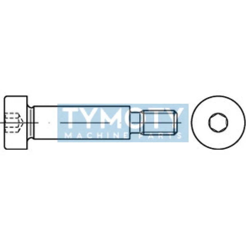 Skrutka lícovaná inbus ISO 7379 M5 f9 6x16-12.9
